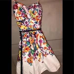 B Darlin floral dress